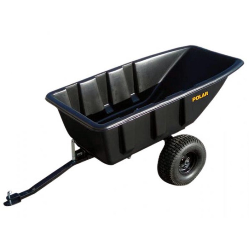 Remorque Polar Trailer pour tracteur à gazon Charge 360 kg Jardinage